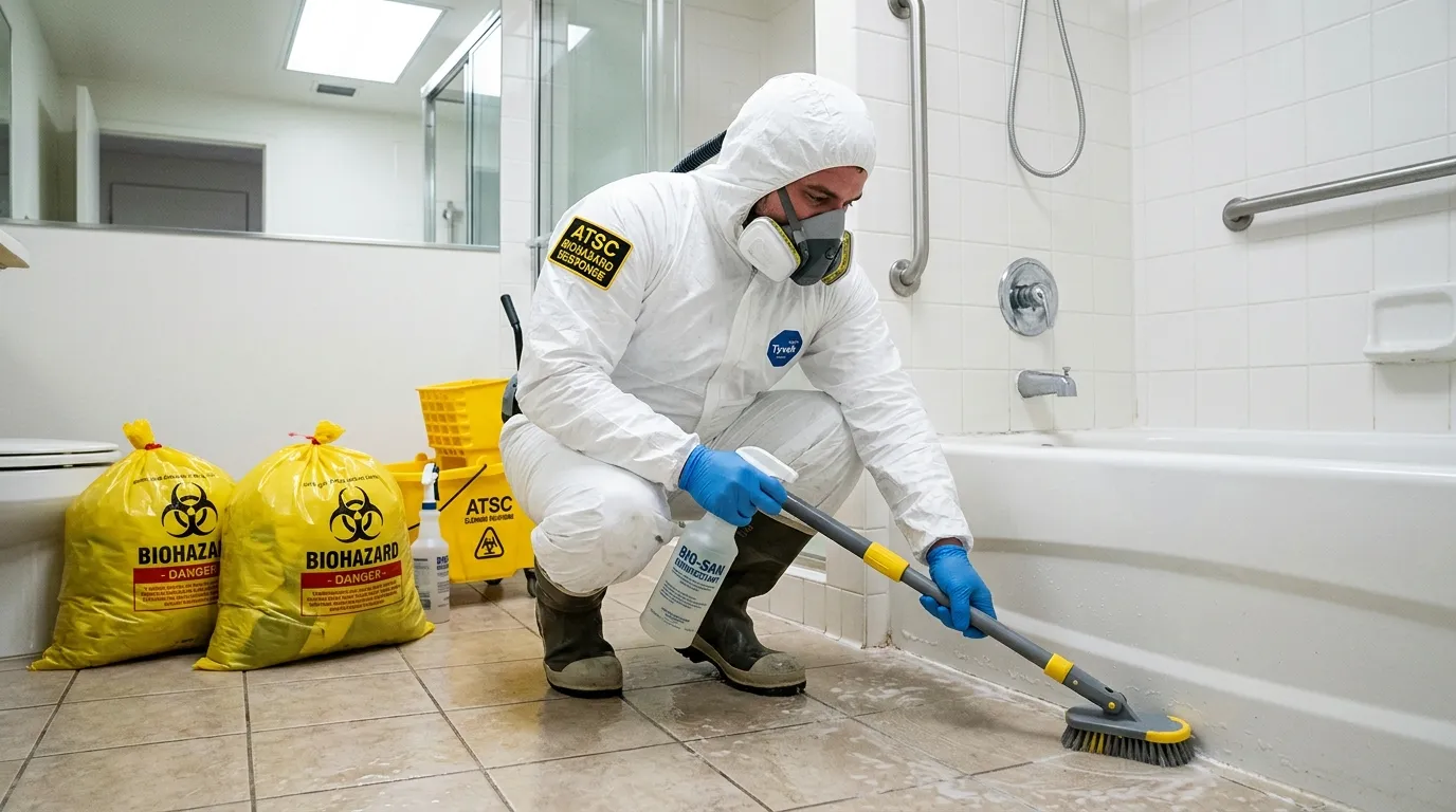 Decontamination equipment deployed for Blood Cleanup in North Massapequa